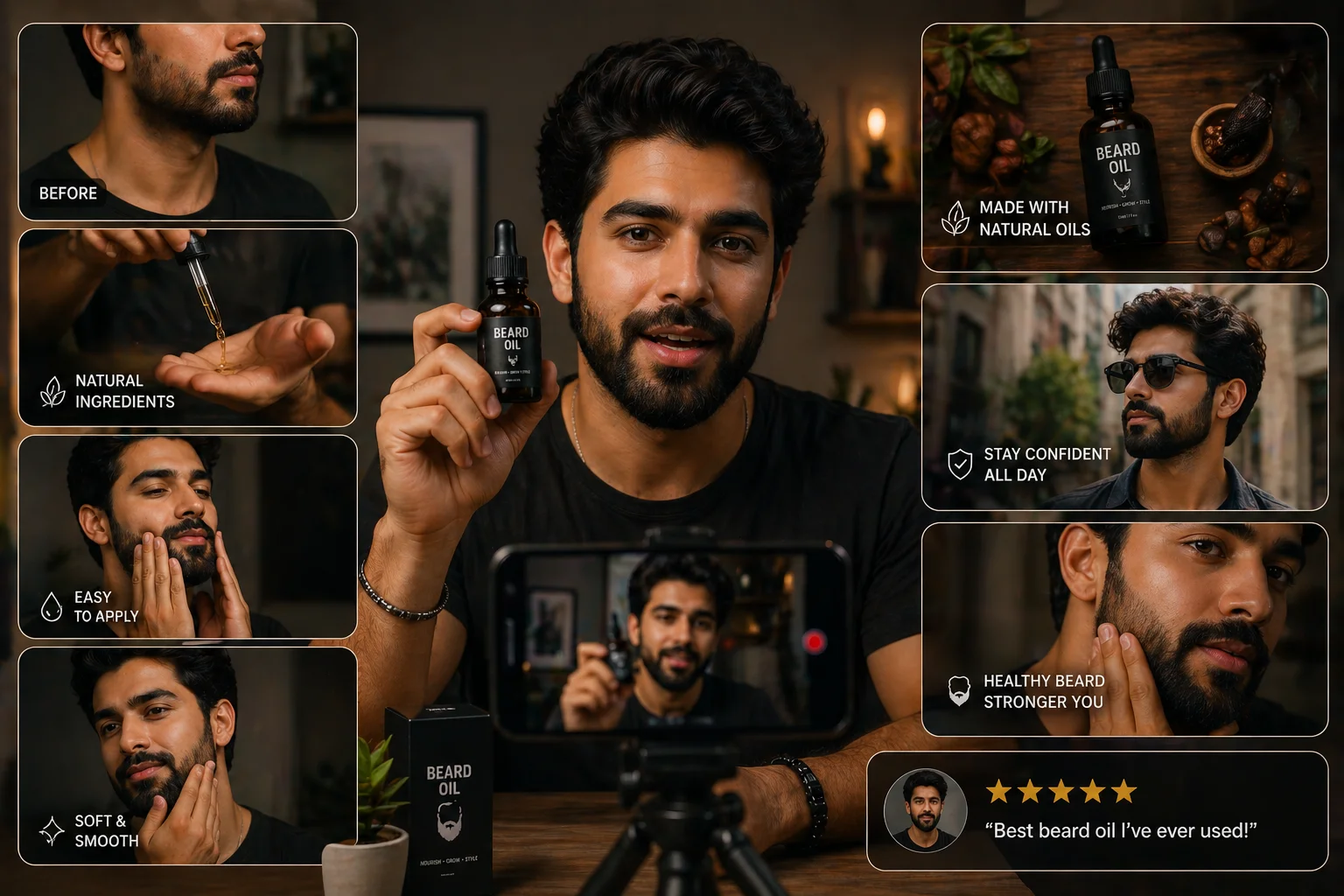 Beard Oil UGC template